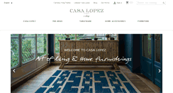 Desktop Screenshot of casalopez.com